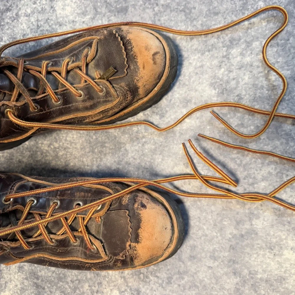 Danner Rain Forest 8 BRN 10600 Mens 11.5 D Gore-Tex Work Boots Brown Made in USA